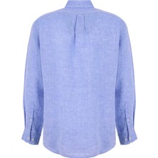 Brooks Brothers Mavi Erkek Düğmeli Regular Fit Gömlek