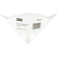 3m™ Tek Kullanımlık Konik Kağıt Fitreler, 190 Μ, 50411 (100LÜ Paket)