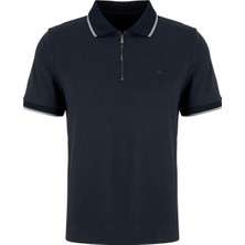 Brooks Brothers Lacivert Erkek Logo Baskılı T-Shirt