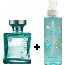 Cecile  Iris  Edt 100 Ml + Iris Body Mist Sprey 150 Ml