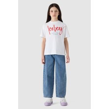 Iceberg  Kız Çocuk Beyaz Tshirt
