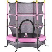 Leyaton Fileli Trambolin LYT-03P Büyük Boy 140 x 180 cm Çocuklar İçin Korumalıklı Eğlenceli Tasarım