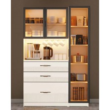 Miracool Menekşe Kahve Köşesi / Komple Mdf / LED Işıklı / Large