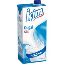 İçim Içim Süt 1 L (3'li Paket)