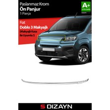 S-Dizayn Fiat Doblo Krom Ön Panjur 2023 Üzeri A+ Kalite