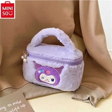 Empressco Sanrio Kawaii Kuromi My Melodi Cinnamoroll Peluş El Çantası Makyaj Çantası Çift Yönlü Fermuarlı - Fiyatı, Yorumları