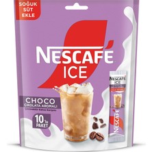 Nescafe 3ü1 Arada Ice Choco Çikolata Aromalı 10 x 10.6 G (3'li Paket)