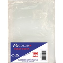 Fly Poşet Dosya 100'LÜ (2'li Paket)