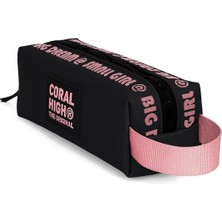 Coral High Siyah Pembe Kalem Çantası 21010