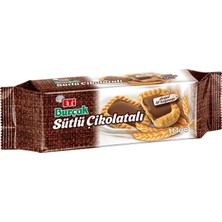 Eti Burçak Sütlü Çikolatalı Bisküvi 114 G (5'li Paket)