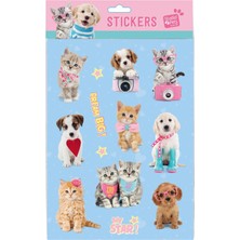 Dolphin Studio Pets PT-4673 3D Sticker (2'li Paket)