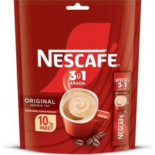 Nescafe Nescafé 3ü1 Arada Paket 10 x 17.5 G (3'li Paket)