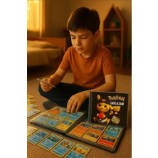 Koleksiyoner Pokemon Kart Albümü - Kartlık - Pikachu - Charmender (240 Kartlık)