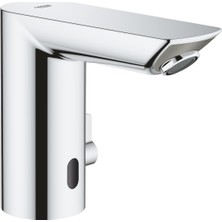 Grohe Bau Cosmo E Fotoselli Lavabo Musluğu Krom Malzeme ile Çift Su Girişli Pilli Model -36451000