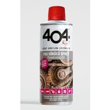 404 Pas Sökücü Sprey 400 ml Metal Yağları Koruyan Etkili Araç Gereçler İçin Özel Formül
