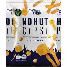 Rolling Pops Cheddar Çeşnili Nohut Cipsi 56 G (4'li Paket)