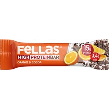 Fellas Yüksek Protein Bar - Portakal 45 G (2'li Paket)