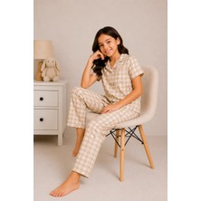 Myhanne Desenli Kız Çocuk Pijama Takımı 9929