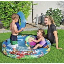 Bestway Çocuk Havuzu 1.22 M + Top 27 cm + Simit 46 cm 3’lü Set