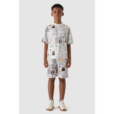 Iceberg  Erkek Çocuk Kırık Beyaz Tshirt