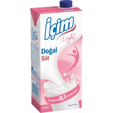İçim Içim Light Süt 1 L (3'li Paket)