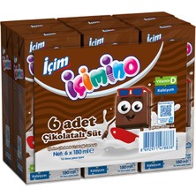 İçim Içim Içimino Çikolatalı Süt 6X180 ml (2'li Paket)