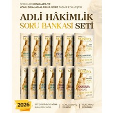 Monopol Yayınları Adli Hakimlik Soru Bankası Seti 22. Baskı