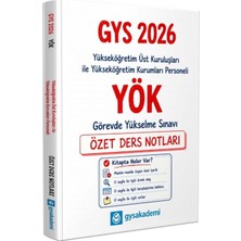Data Yayınları 2026 GYS YÖK Yükseköğretim Kurumları Personeli Özet Ders Notları