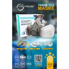 Empressco Yarım Yüz Gaz Maskesi Filitreli - Fiyatı, Yorumları