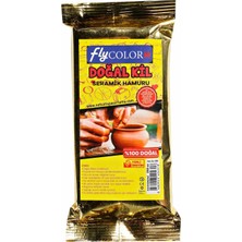 Fly Seramik Hamuru Kil Kahve- Beyaz 250 G (4'li Paket)