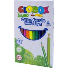 Globox Jumbo Kuru Boya 12'li (2'li Paket)