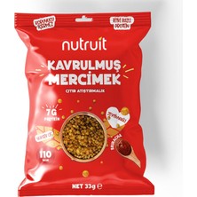 Nutruit Zeytinyağlı Sriracha Acı Soslu Kavrulmuş Mercimek 33 G (8'li Paket)