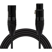 kzy mobilyal MagicVoice LD381 2 Metre Canon XLR Dişi - Canon XLR Erkek Stereo Plastik Jak Mikrofon Ses Kablosu