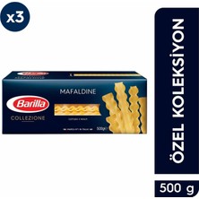 Barilla Mafaldine Makarna 500 gr x 3 Aromasız, İtalyan Mutfağına Özel Kıvrımlı Makarna