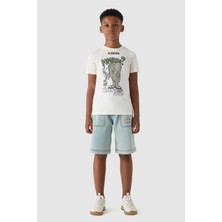 Iceberg  Erkek Çocuk Kırık Beyaz Tshirt