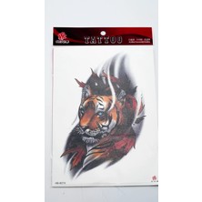 Zuum Büyük Boy Dövme 15 cm x 21 cm Geçici Dövme,tattoo