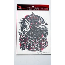 Zuum Büyük Boy Dövme 15 cm x 21 cm Geçici Dövme,tattoo