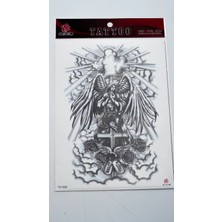 Zuum Büyük Boy Dövme 15 cm x 21 cm Geçici Dövme,tattoo