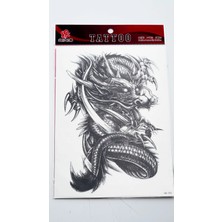Zuum Büyük Boy Dövme 15 cm x 21 cm Geçici Dövme,tattoo