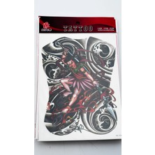 Zuum Büyük Boy Dövme 15 cm x 21 cm Geçici Dövme,tattoo