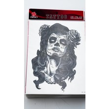 Zuum Büyük Boy Dövme 15 cm x 21 cm Geçici Dövme,tattoo