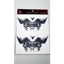 Zuum Büyük Boy Dövme 15 cm x 21 cm Geçici Dövme,tattoo