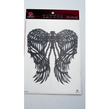 Zuum Büyük Boy Dövme 15 cm x 21 cm Geçici Dövme,tattoo