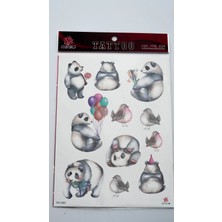Zuum Büyük Boy Dövme 15 cm x 21 cm Geçici Dövme,tattoo
