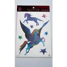Zuum Büyük Boy Dövme 15 cm x 21 cm Geçici Dövme,tattoo