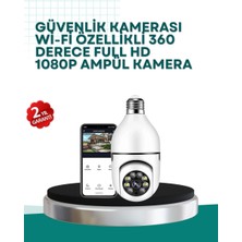 Canarino 360° Panoramik Görüntüleme Sunan Ampul Tipi Güvenlik Kamerası