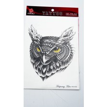 Zuum Büyük Boy Dövme 15 cm x 21 cm Geçici Dövme,tattoo