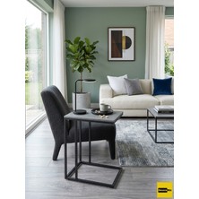 Decoramis Como Rafsız C Sehpa Antrasit - C Sehpa - Yan Sehpa