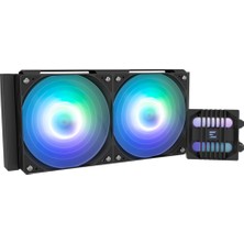 Canarino Zalman Alpha2 Se A24 240MM Argb 2 Fanlı Cpu Sıvı Soğutma SIYAH(1923)