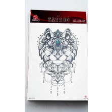 Zuum Büyük Boy Dövme 15 cm x 21 cm Geçici Dövme,tattoo